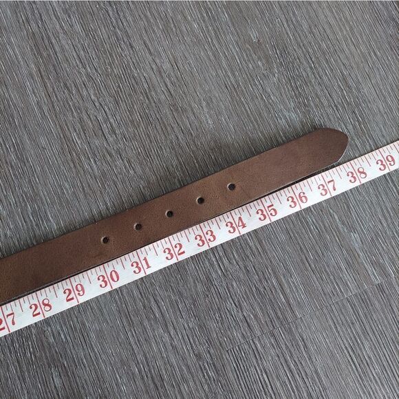 GAP Women's Brown Leather Belt Small - Picture 5 of 6